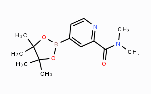 CAS No. 1443037-13-5, N,N-dimethyl-4-(4,4,5,5-tetramethyl-1,3,2-dioxaborolan-2-yl)picolinamide