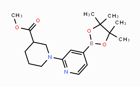 1355387-81-3 | methyl 1-(4-(4,4,5,5-tetramethyl-1,3,2-dioxaborolan-2-yl)pyridin-2-yl)piperidine-3-carboxylate