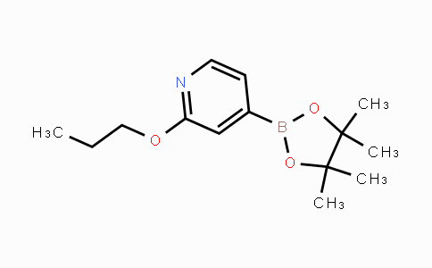CAS No. 1346707-85-4, 2-propoxy-4-(4,4,5,5-tetramethyl-1,3,2-dioxaborolan-2-yl)pyridine