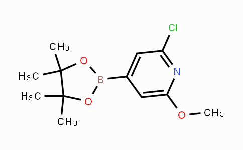 CAS No. 697739-24-5, 2-chloro-6-methoxy-4-(4,4,5,5-tetramethyl-1,3,2-dioxaborolan-2-yl)pyridine