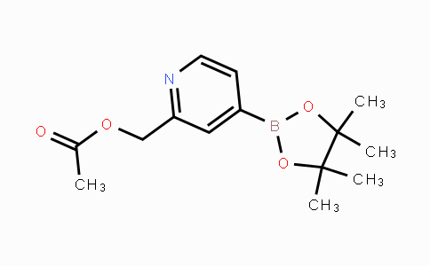 CAS No. 959756-37-7, (4-(4,4,5,5-tetramethyl-1,3,2-dioxaborolan-2-yl)pyridin-2-yl)methyl acetate