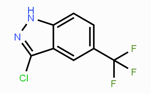 CAS No. 1243407-89-7, 3-chloro-5-(trifluoromethyl)-1H-indazole
