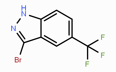 CAS No. 1086378-32-6, 3-bromo-5-(trifluoromethyl)-1H-indazole