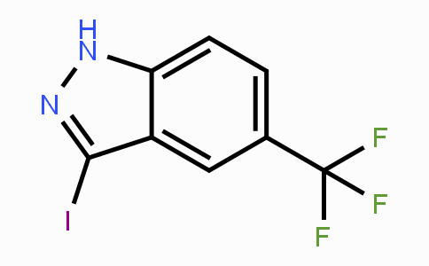 CAS No. 1243360-18-0, 3-iodo-5-(trifluoromethyl)-1H-indazole