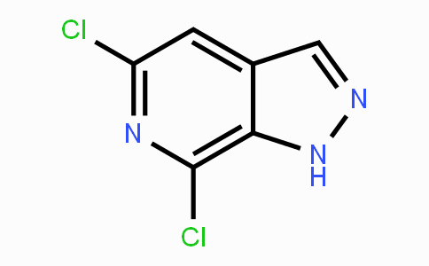CAS No. 1260666-26-9, 5,7-dichloro-1H-pyrazolo[3,4-c]pyridine