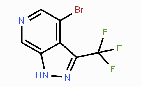 CAS No. 1211591-17-1, 4-bromo-3-(trifluoromethyl)-1H-pyrazolo[3,4-c]pyridine
