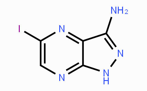 CAS No. 1392149-77-7, 5-iodo-1H-pyrazolo[4,3-b]pyrazin-3-amine