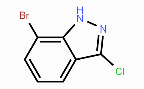 CAS No. 885271-75-0, 7-bromo-3-chloro-1H-indazole