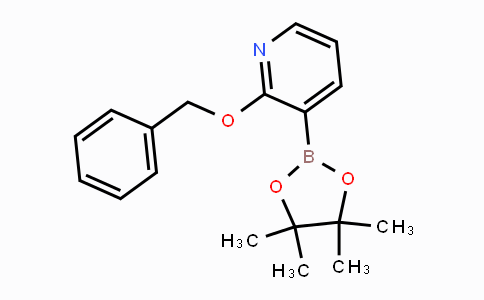 CAS No. 1073371-81-9, 2-(benzyloxy)-3-(4,4,5,5-tetramethyl-1,3,2-dioxaborolan-2-yl)pyridine