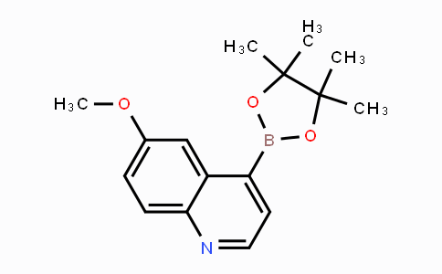 CAS No. 1356553-37-1, 6-methoxy-4-(4,4,5,5-tetramethyl-1,3,2-dioxaborolan-2-yl)quinoline