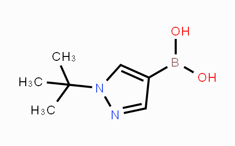 CAS No. 1416785-99-3, (1-(tert-butyl)-1H-pyrazol-4-yl)boronic acid