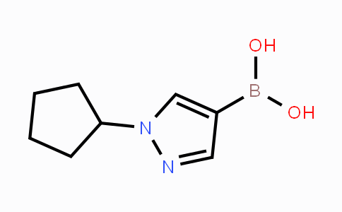 CAS No. 1416786-06-5, (1-cyclopentyl-1H-pyrazol-4-yl)boronic acid