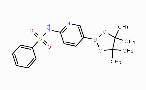 DY441926 | 1416338-07-2 | N-(5-(4,4,5,5-tetramethyl-1,3,2-dioxaborolan-2-yl)pyridin-2-yl)benzenesulfonamide