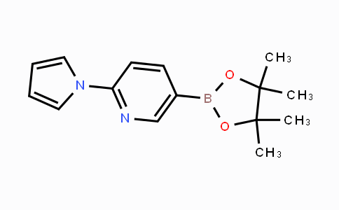 CAS No. 1309981-28-9, 2-(1H-pyrrol-1-yl)-5-(4,4,5,5-tetramethyl-1,3,2-dioxaborolan-2-yl)pyridine