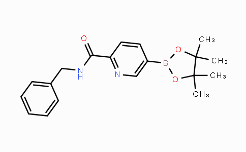 1201644-43-0 | N-benzyl-5-(4,4,5,5-tetramethyl-1,3,2-dioxaborolan-2-yl)picolinamide