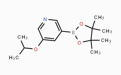 CAS No. 1171892-42-4, 3-isopropoxy-5-(4,4,5,5-tetramethyl-1,3,2-dioxaborolan-2-yl)pyridine