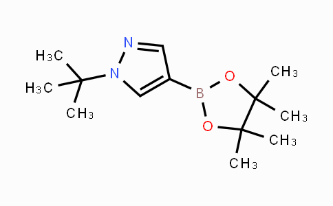 CAS No. 1256359-15-5, 1-(tert-butyl)-4-(4,4,5,5-tetramethyl-1,3,2-dioxaborolan-2-yl)-1H-pyrazole