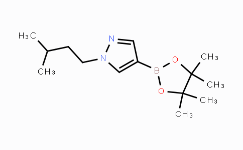 CAS No. 777063-41-9, 1-isopentyl-4-(4,4,5,5-tetramethyl-1,3,2-dioxaborolan-2-yl)-1H-pyrazole