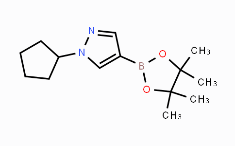 CAS No. 1233526-60-7, 1-cyclopentyl-4-(4,4,5,5-tetramethyl-1,3,2-dioxaborolan-2-yl)-1H-pyrazole