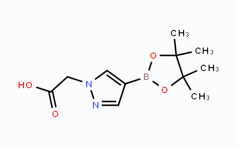 CAS No. 1083326-41-3, 2-(4-(4,4,5,5-tetramethyl-1,3,2-dioxaborolan-2-yl)-1H-pyrazol-1-yl)acetic acid