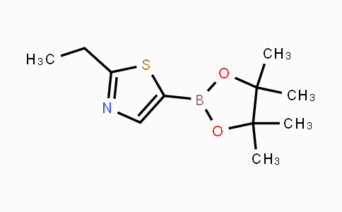 CAS No. 1446478-67-6, 2-ethyl-5-(4,4,5,5-tetramethyl-1,3,2-dioxaborolan-2-yl)thiazole