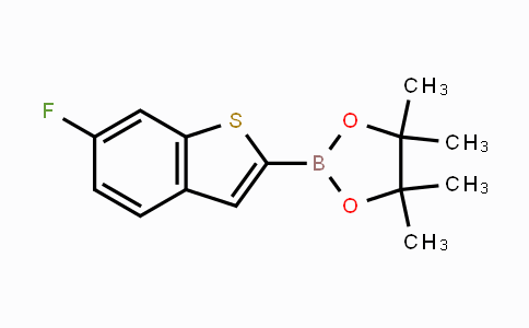 CAS No. 1381960-83-3, 2-(6-fluorobenzo[b]thiophen-2-yl)-4,4,5,5-tetramethyl-1,3,2-dioxaborolane