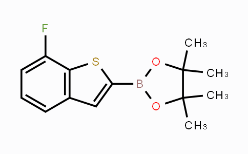 958451-92-8 | 2-(7-fluorobenzo[b]thiophen-2-yl)-4,4,5,5-tetramethyl-1,3,2-dioxaborolane