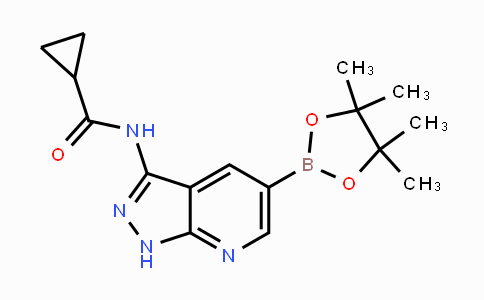 DY442003 | 405224-26-2 | 环丙酰胺,N-[5-(4,4,5,5-四甲基-1,3,2-二氧杂环戊硼烷-2-基)-1H-吡唑并[3,4-B]吡啶-3-基]-