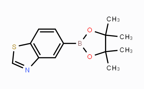CAS No. 1073354-91-2, 5-(4,4,5,5-tetramethyl-1,3,2-dioxaborolan-2-yl)benzo[d]thiazole
