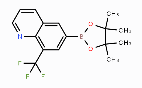 CAS No. 1072951-47-3, 6-(4,4,5,5-tetramethyl-1,3,2-dioxaborolan-2-yl)-8-(trifluoromethyl)quinoline
