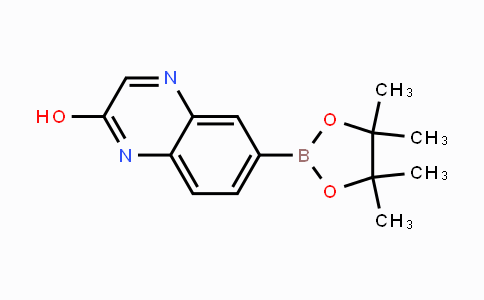 CAS No. 1209498-40-7, 6-(4,4,5,5-tetramethyl-1,3,2-dioxaborolan-2-yl)quinoxalin-2-ol