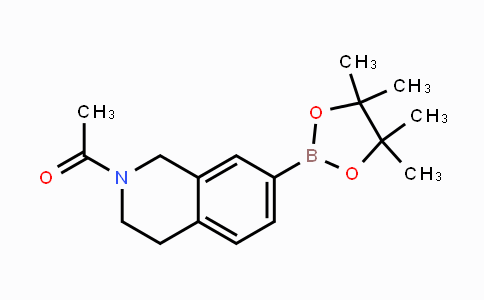 CAS No. 937591-29-2, 1-(7-(4,4,5,5-tetramethyl-1,3,2-dioxaborolan-2-yl)-3,4-dihydroisoquinolin-2(1H)-yl)ethanone