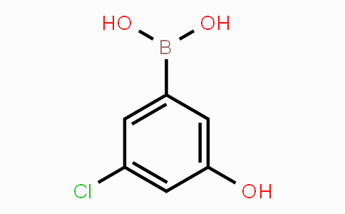 CAS No. 1214900-52-3, (3-chloro-5-hydroxyphenyl)boronic acid
