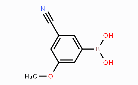 CAS No. 960589-15-5, (3-cyano-5-methoxyphenyl)boronic acid