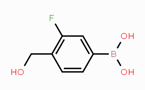 CAS No. 1082066-52-1, (3-fluoro-4-(hydroxymethyl)phenyl)boronic acid