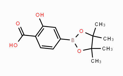 CAS No. 741698-75-9, 2-hydroxy-4-(4,4,5,5-tetramethyl-1,3,2-dioxaborolan-2-yl)benzoic acid