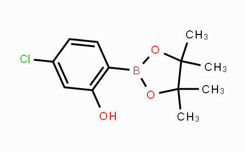 CAS No. 1377503-12-2, 5-chloro-2-(4,4,5,5-tetramethyl-1,3,2-dioxaborolan-2-yl)phenol
