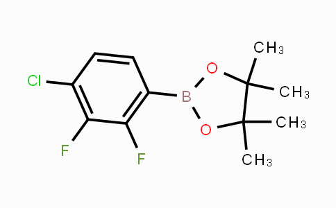 CAS No. 1116681-98-1, 2-(4-chloro-2,3-difluorophenyl)-4,4,5,5-tetramethyl-1,3,2-dioxaborolane