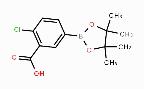 CAS No. 936728-21-1, 2-chloro-5-(4,4,5,5-tetramethyl-1,3,2-dioxaborolan-2-yl)benzoic acid