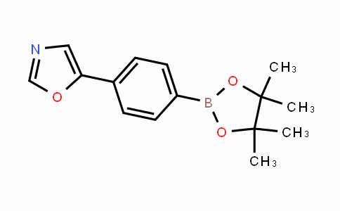 CAS No. 282117-22-0, 5-(4-(4,4,5,5-tetramethyl-1,3,2-dioxaborolan-2-yl)phenyl)oxazole