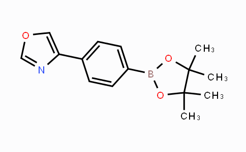 CAS No. 1381948-81-7, 4-(4-(4,4,5,5-tetramethyl-1,3,2-dioxaborolan-2-yl)phenyl)oxazole