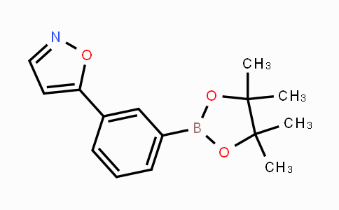 CAS No. 1403469-17-9, 5-(3-(4,4,5,5-tetramethyl-1,3,2-dioxaborolan-2-yl)phenyl)isoxazole