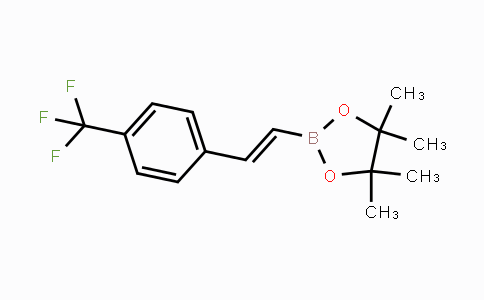 CAS No. 1242770-50-8, (E)-4,4,5,5-tetramethyl-2-(4-(trifluoromethyl)styryl)-1,3,2-dioxaborolane