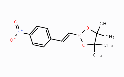 CAS No. 149777-86-6, (E)-4,4,5,5-tetramethyl-2-(4-nitrostyryl)-1,3,2-dioxaborolane