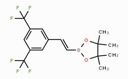 CAS No. 1073354-87-6, (E)-2-(3,5-bis(trifluoromethyl)styryl)-4,4,5,5-tetramethyl-1,3,2-dioxaborolane