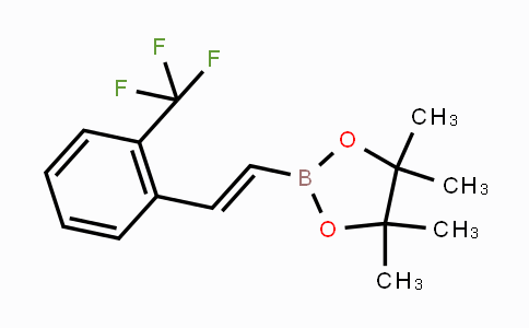 CAS No. 1294009-25-8, (E)-4,4,5,5-tetramethyl-2-(2-(trifluoromethyl)styryl)-1,3,2-dioxaborolane