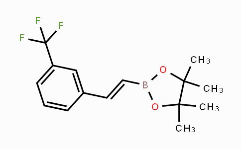 CAS No. 1073354-88-7, (E)-4,4,5,5-tetramethyl-2-(3-(trifluoromethyl)styryl)-1,3,2-dioxaborolane