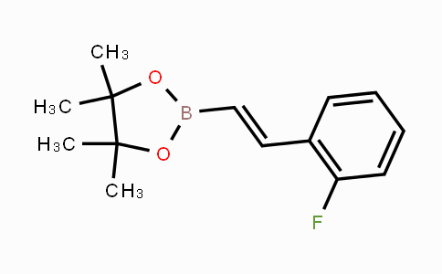 CAS No. 633327-38-5, (E)-2-(2-fluorostyryl)-4,4,5,5-tetramethyl-1,3,2-dioxaborolane