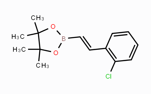 CAS No. 1355094-04-0, (E)-2-(2-chlorostyryl)-4,4,5,5-tetramethyl-1,3,2-dioxaborolane