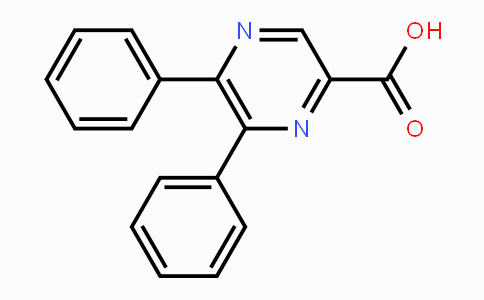 CAS No. 13515-07-6, 5,6-diphenylpyrazine-2-carboxylic acid